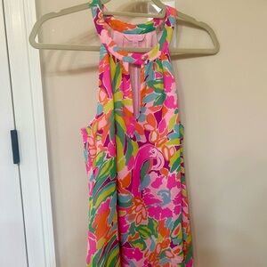 Lily Pulitzer Colorful Floral Halter Top